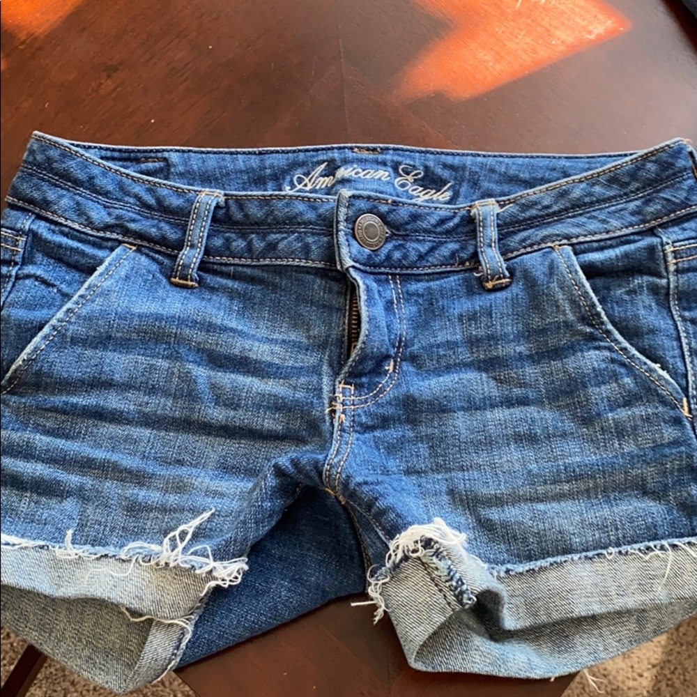 American Eagle Midi Denim shorts